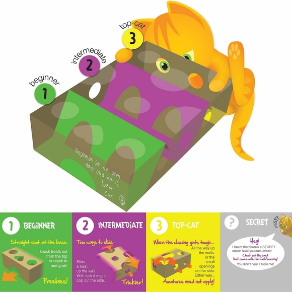 Interactive Cat Toy Treat Maze Puzzle - Picture 4 of 4